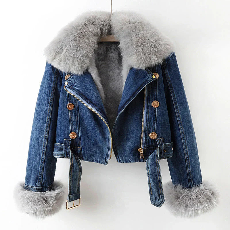 Manteau en denim luxueux Bethany