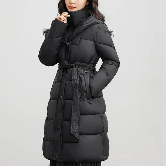 Manteau bouffant à capuche Alexandra