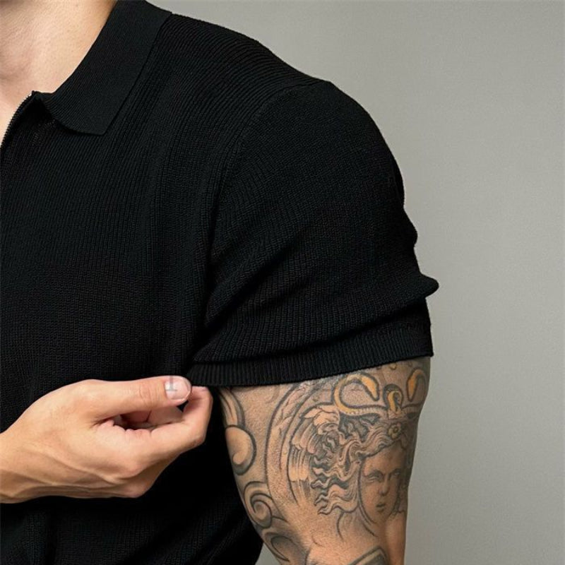 AVANTAGE ZIP MUSCLE SHIRT