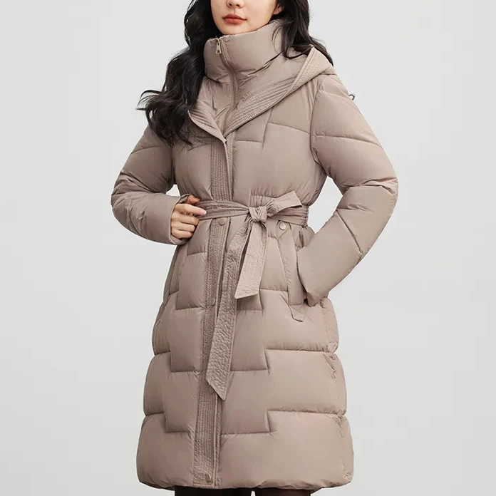 Manteau bouffant à capuche Alexandra