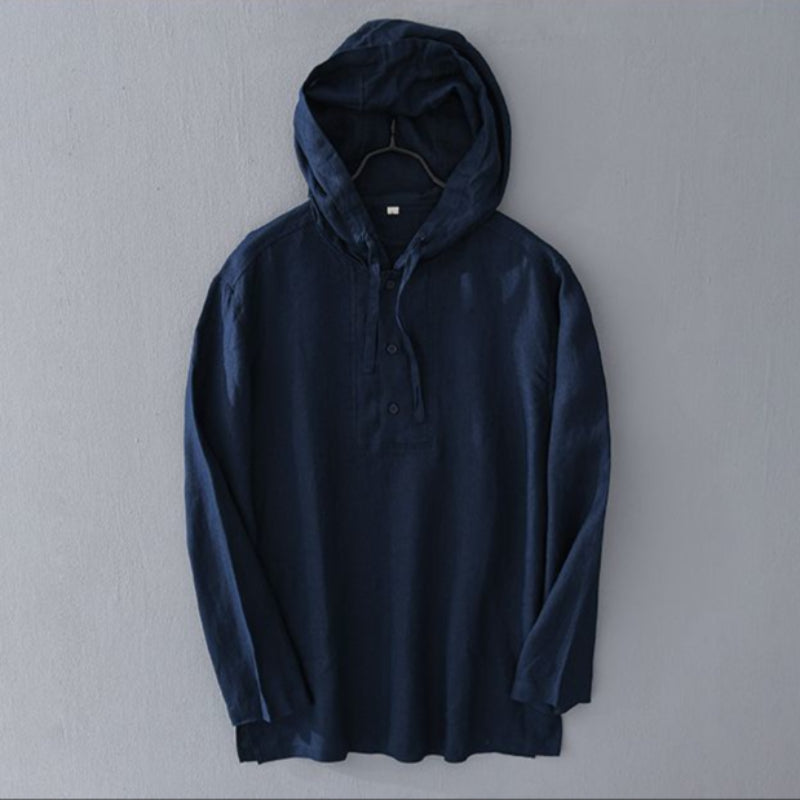 PULL À CAPUCHE EN LIN VIVA