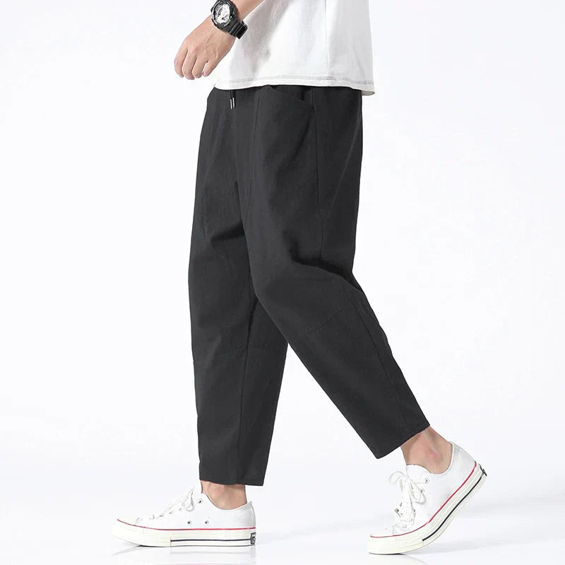 Takumi Linen Cropped Pants