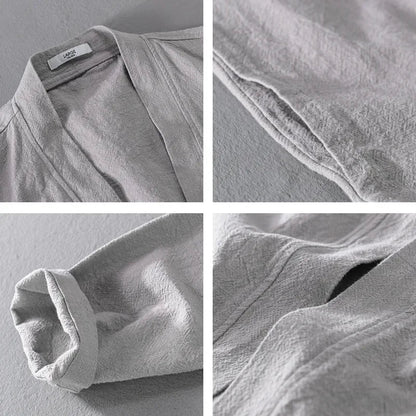 CARDIGAN EN LIN AERO