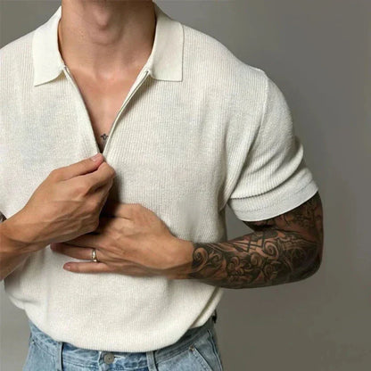 AVANTAGE ZIP MUSCLE SHIRT