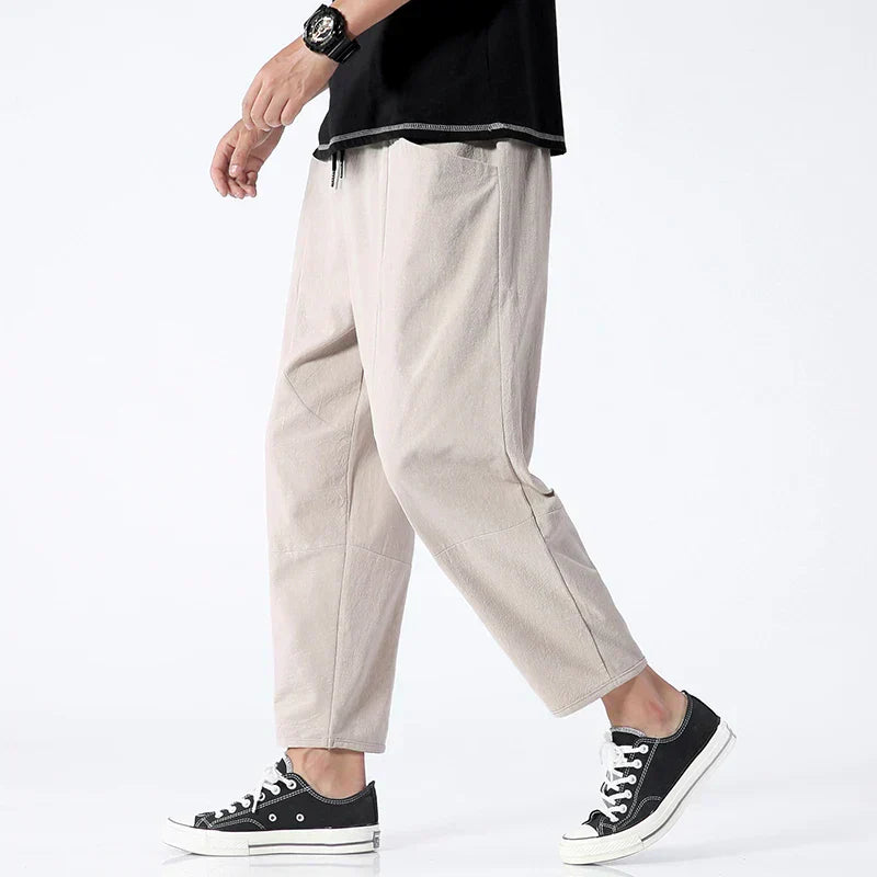 Takumi Linen Cropped Pants