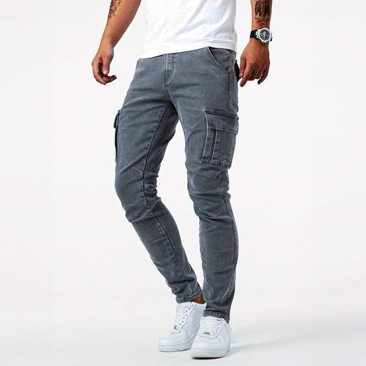 Massimo Denim Cargo Jeans
