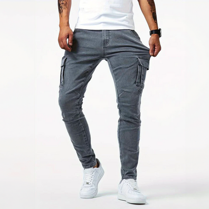 Massimo Denim Cargo Jeans